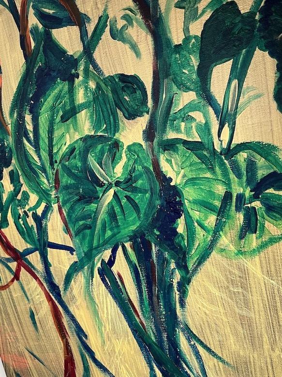 painting of dancing vines